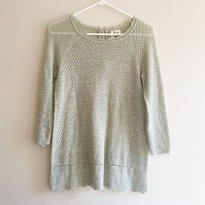 Anthropologie green sweater